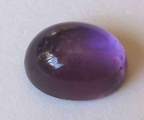 6.00 x 8.00 mm Oval Cabochon cut Amethyst, 1.55  cts.
