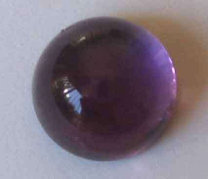8.00 mm Round  Cabochon cut Amethyst,  2.32  cts.