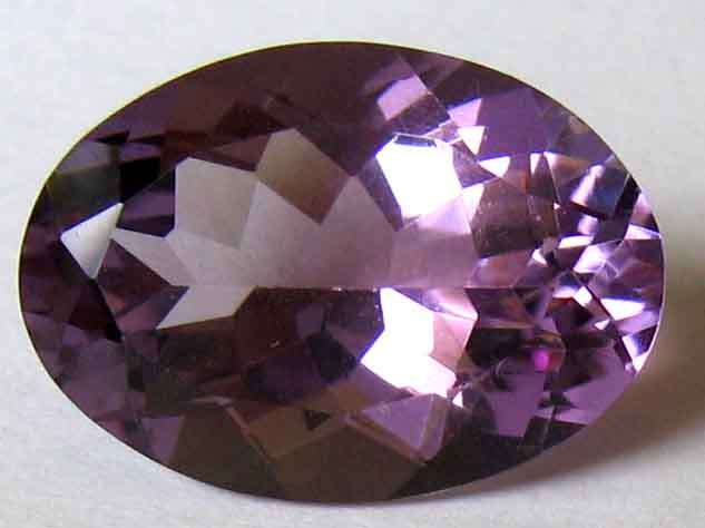14.00 x 9.90 mm Oval faceted cut  Amethyst  4.85 cts.
