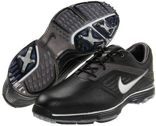 NEW MENS 2012 NIKE LUNAR PREVAIL GOLF SHOES - US 10/EUR 44 - BLACK