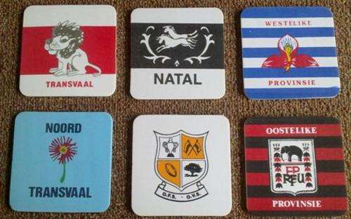 Old SA Rugby team original coasters