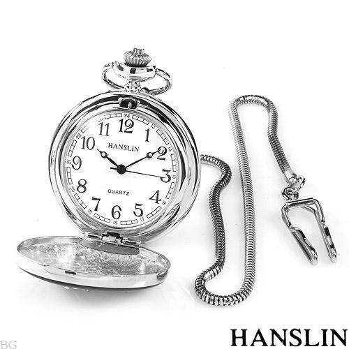 ***R1000*** Hanslin Wonderful Brand New Gentlemens Watch in Solid Base metal and Black Enamel