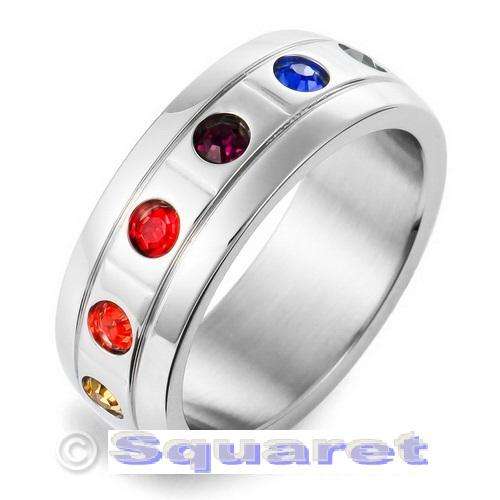 UPMARKET MENS Stainless Steel Ring Band