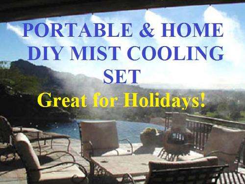 Mist Cooling Executive Outdoor Set. Cooling just where want.