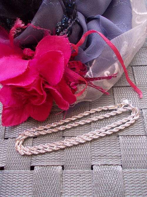 Beautiful 925 Sterling Silver Twisted Necklace