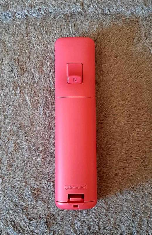 nintendo wii motion plus pink controller original
