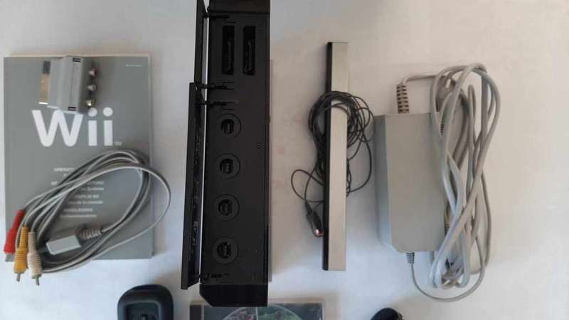 boxed wii console with wii sports and sports resort bundle