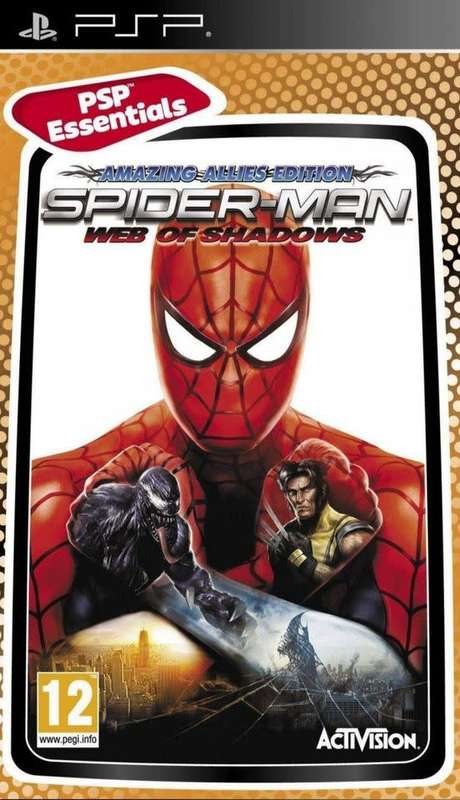 spiderman web of shadows psp