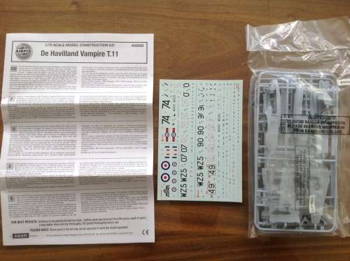 1/72 Airfix De Havilland Vampire T.11