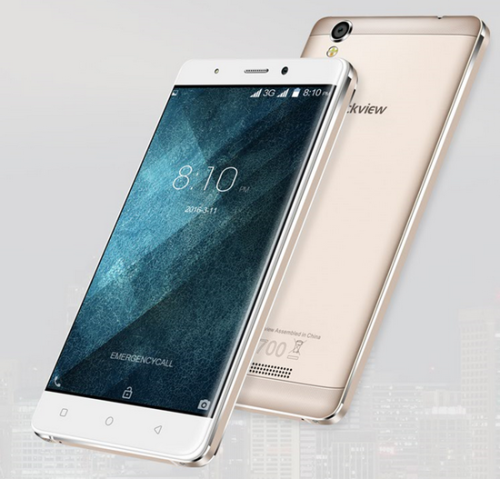 8 MP Blackview A8 Smartphone 3G WCDMA Android 5.1 OS Quad Core MTK6580A 5.0" IPS Screen 1.3GHz