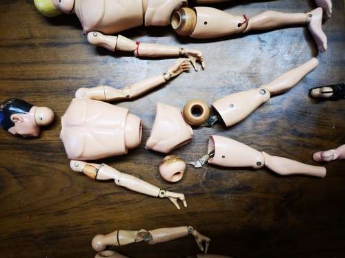 Awesome vintage original 1964 GI Joe lot for repair or spares.