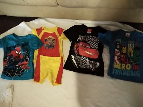 Lot of superhero clothes for your little guy. As new!