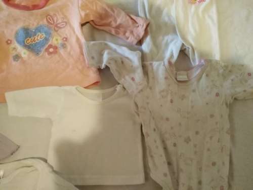 Lot of clothing for your new baby.