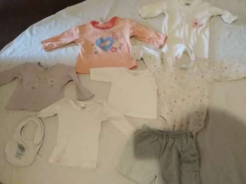 Lot of clothing for your new baby.