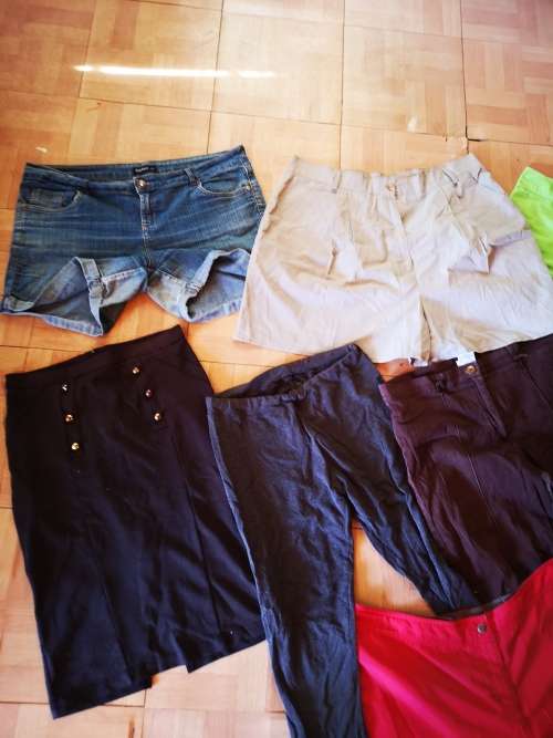 Large lot of women's clothing. Different sizes.