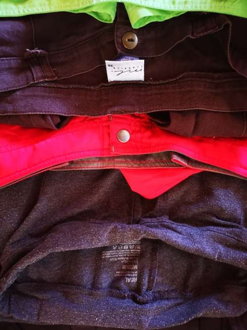 Large lot of women's clothing. Different sizes.