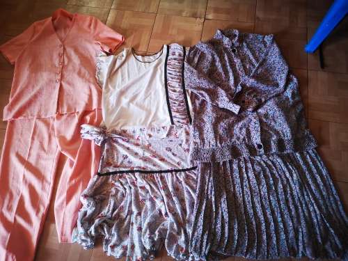 Large lot of women's clothing. Different sizes.