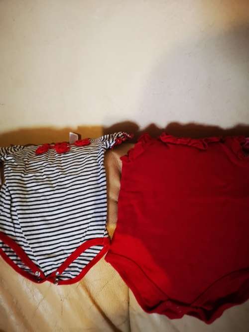 Big lot of baby girl clothing.