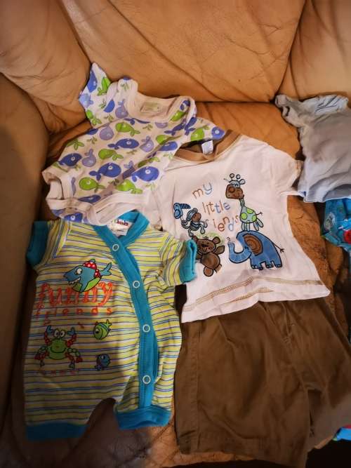 Big lot of baby boy clothing.