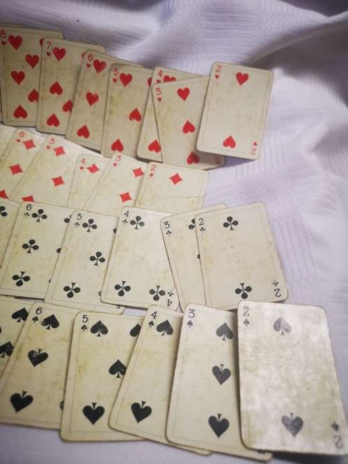 Vintage Piatnik playing cards - double pack. Super cute!