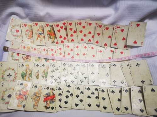 Vintage Piatnik playing cards - double pack. Super cute!