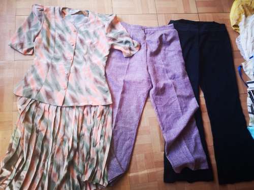 Huge lot of women's clothing. Sizes from small to large. Some nice vintage items included