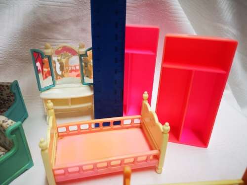 Lovely big lot of vintage barbie style furniture.