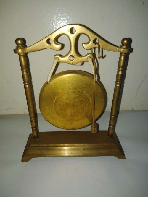 Solid Brass DInner Gong - With striker