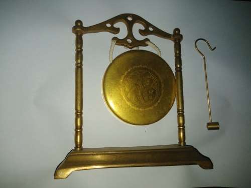 Solid Brass DInner Gong - With striker