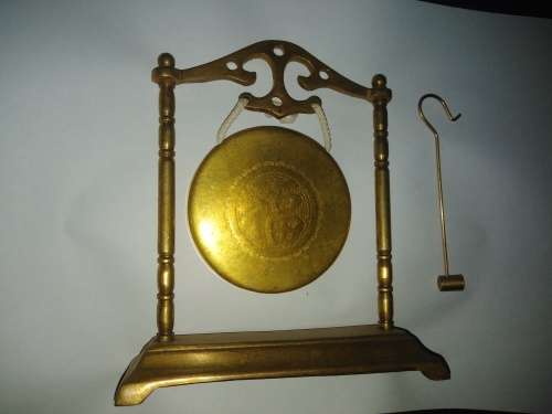 Solid Brass DInner Gong - With striker