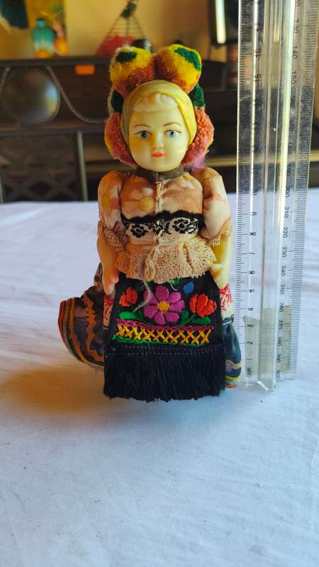 Rare! Vintage Hungarian costume souvenir doll