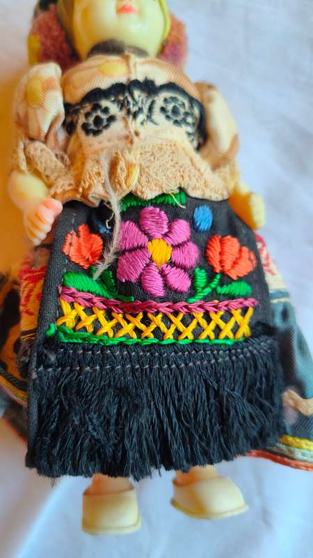 Rare! Vintage Hungarian costume souvenir doll