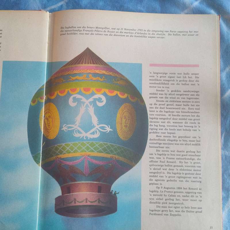 Vintage afrikaans book - Die verowering van die lug