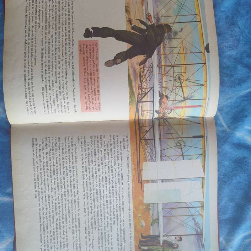 Vintage afrikaans book - Die verowering van die lug