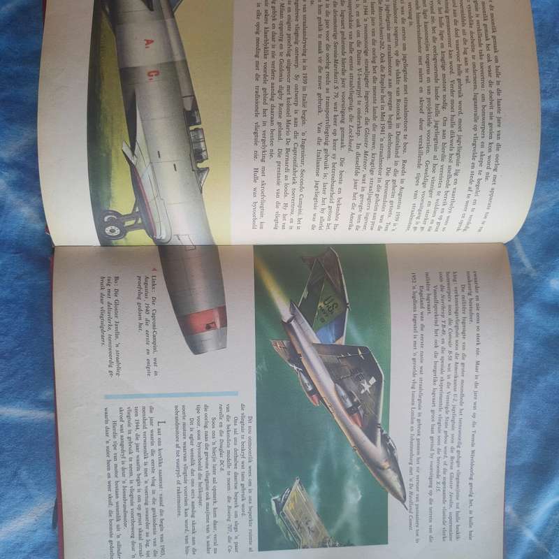 Vintage afrikaans book - Die verowering van die lug
