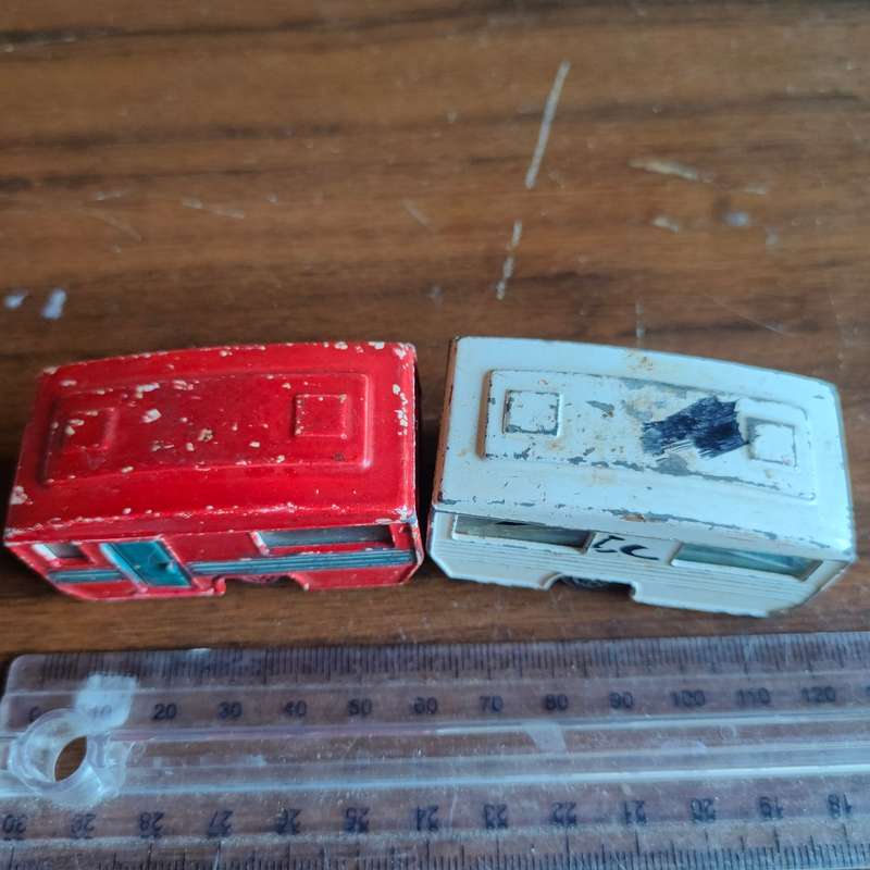Vintage Corgi Juniors 1970`s - Made in Great Britain - lot of 2 caravans