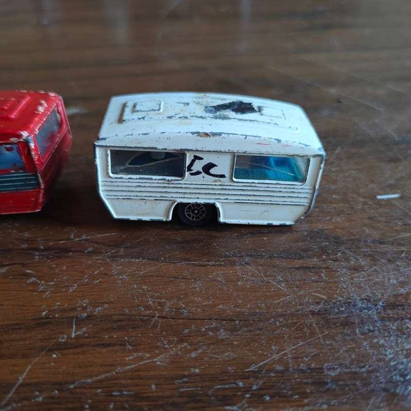 Vintage Corgi Juniors 1970`s - Made in Great Britain - lot of 2 caravans