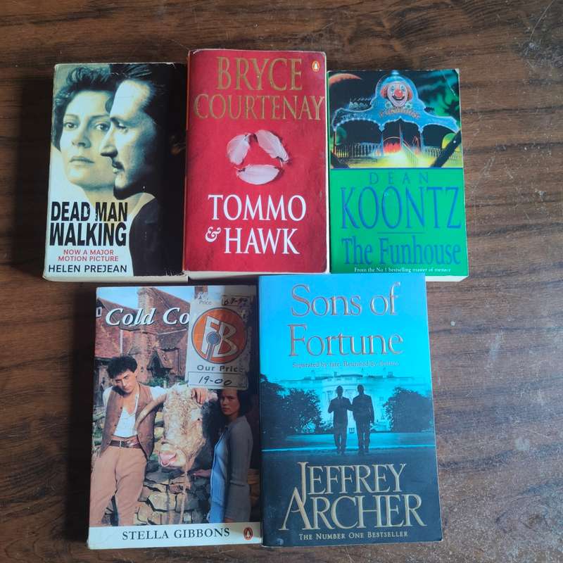 Five fiction books on offer