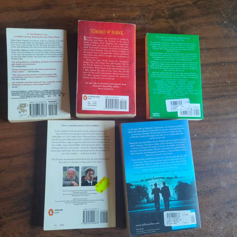 Five fiction books on offer
