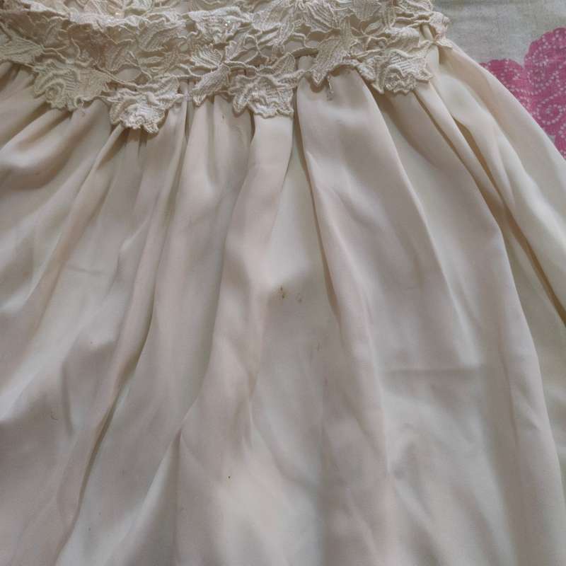 Beautiful ivory wedding / evening dress