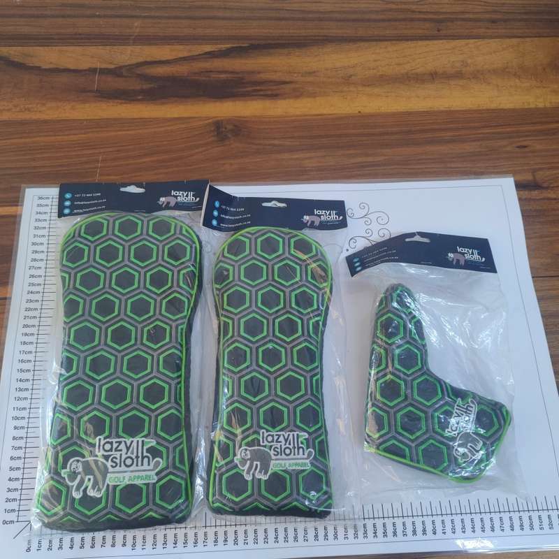 Golf club covers - lazy sloth - brand new