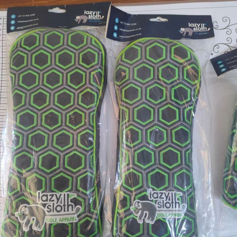 Golf club covers - lazy sloth - brand new
