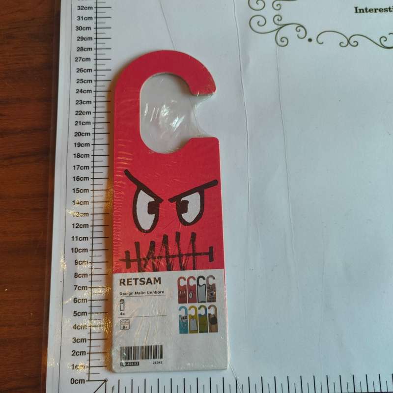 Pack of four door hangers - sealed