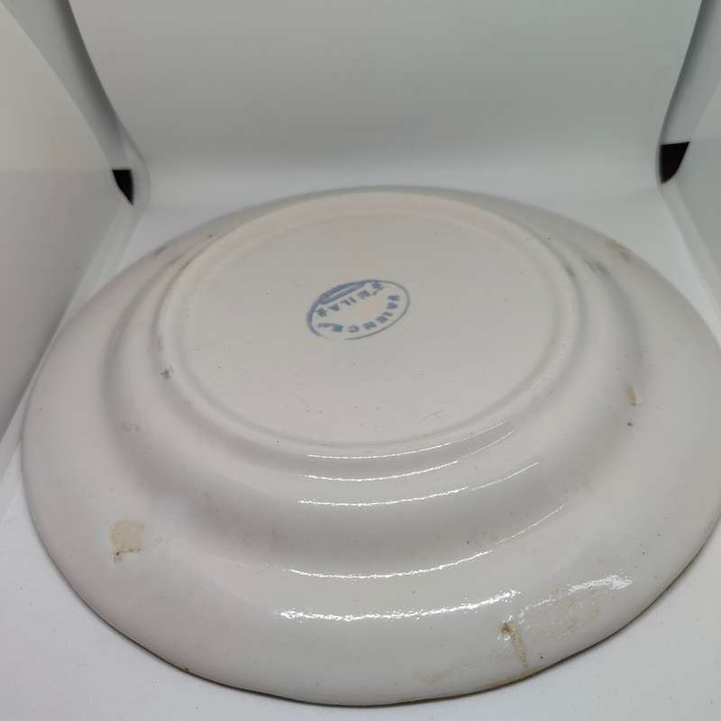 Gorgeous vintage souvenir D'Algerie wall plate - marked Faience (Mila) and signed - Dahmane