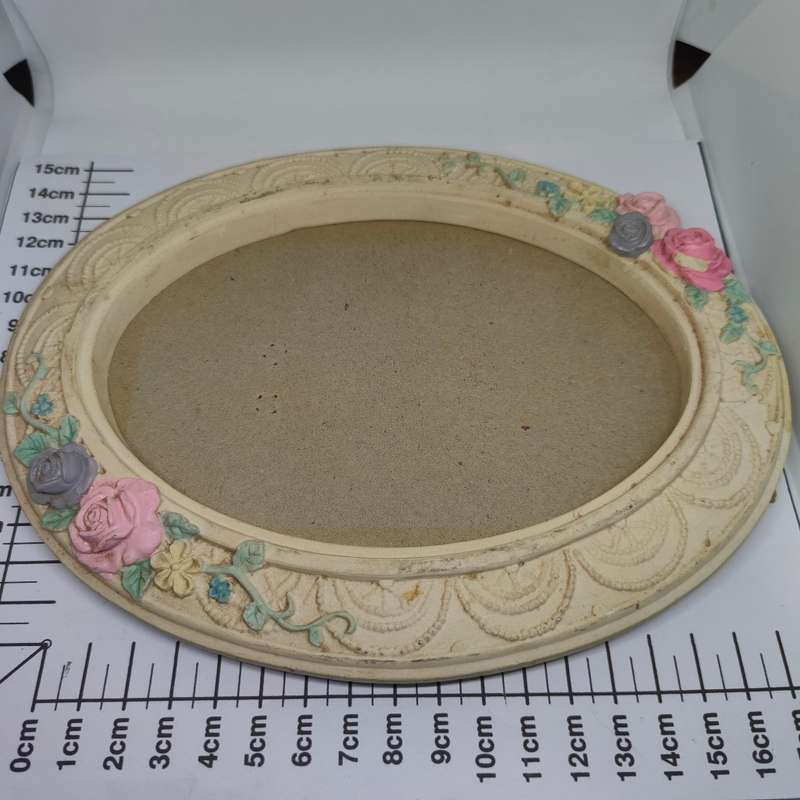 Lovely vintage ceramic picture frame