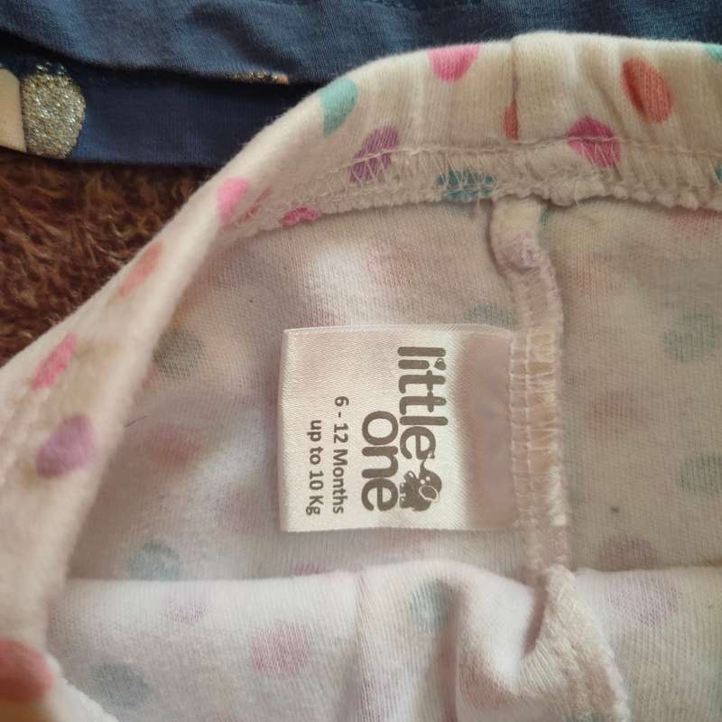Baby girl 6-12 months long sleeve top and short