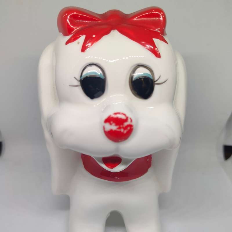 Very cute vintage doggy planter