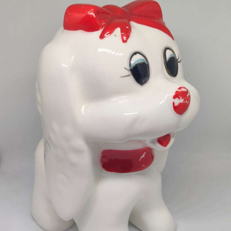 Very cute vintage doggy planter