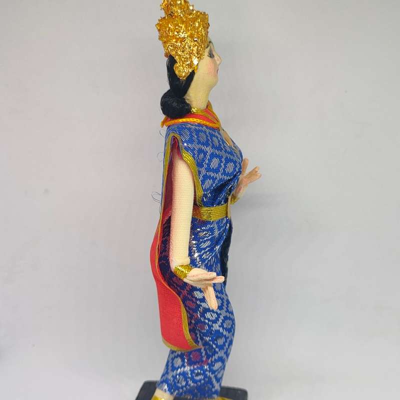 Vintage handmade Thai souvenir doll