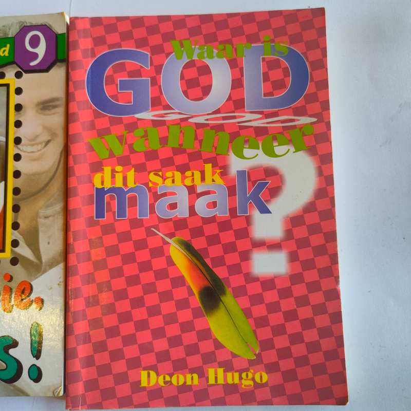 3 Christelike boeke - Die raakvat bybelgids, bybeldagboek vir Graad 9 en Waar is God wanneer...